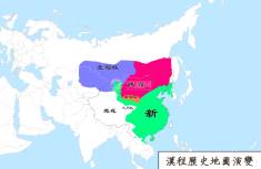汉朝地图（公元19年）