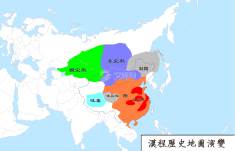 隋朝地图（公元612年）