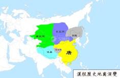 唐朝地图（公元626年）