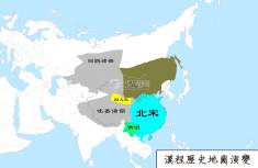 宋朝地图（公元985年）