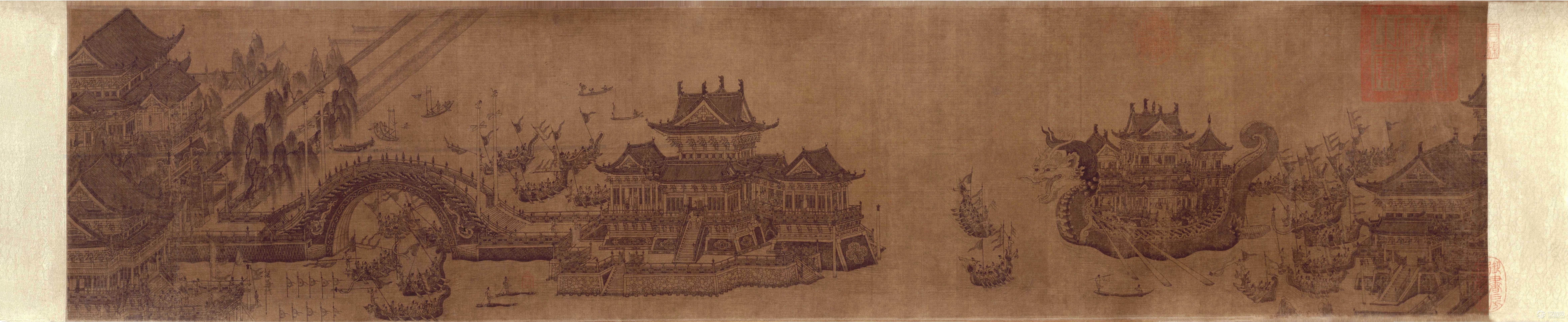 北京故宫博物院珍藏 元代绘画长卷